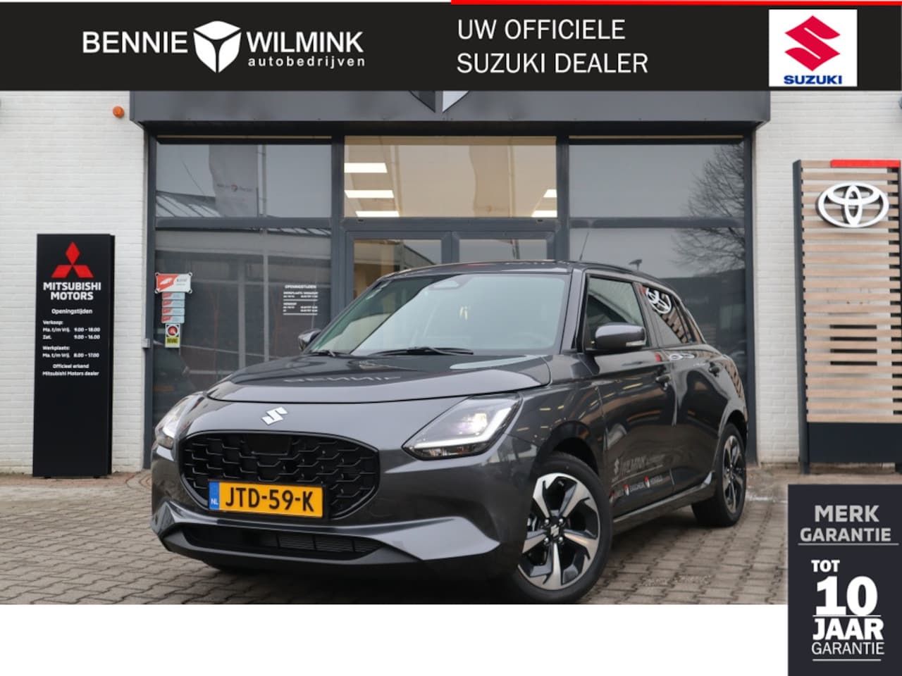 Suzuki Swift - 1.2 Style Hybrid Automaat/Navi/Keyless/AdaptiveCruise - AutoWereld.nl
