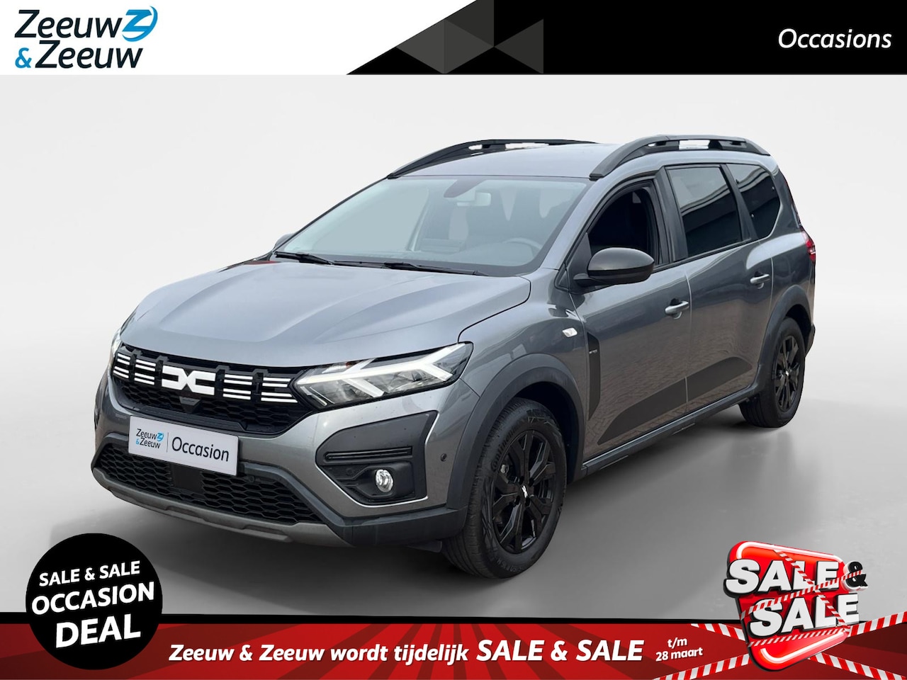 Dacia Jogger - 1.6 Hybrid 140 Extreme 7p. *Automaat*Navi+Camera*Climate Control*Stoelverwarming*Keyless E - AutoWereld.nl