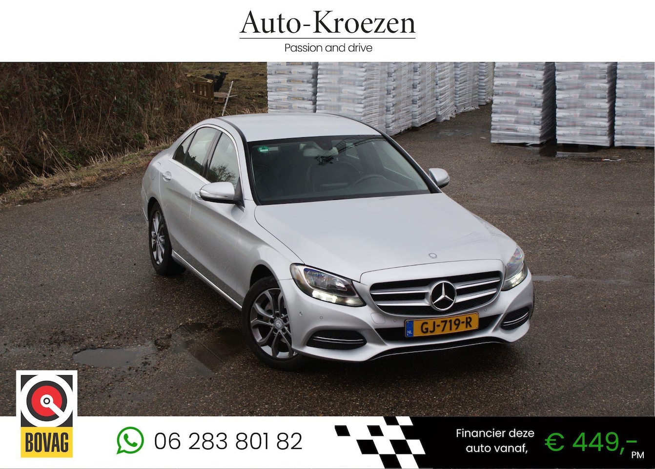 Mercedes-Benz C-klasse - 180 Prestige | Automaat | Incl BTW | Trekhaak | - AutoWereld.nl