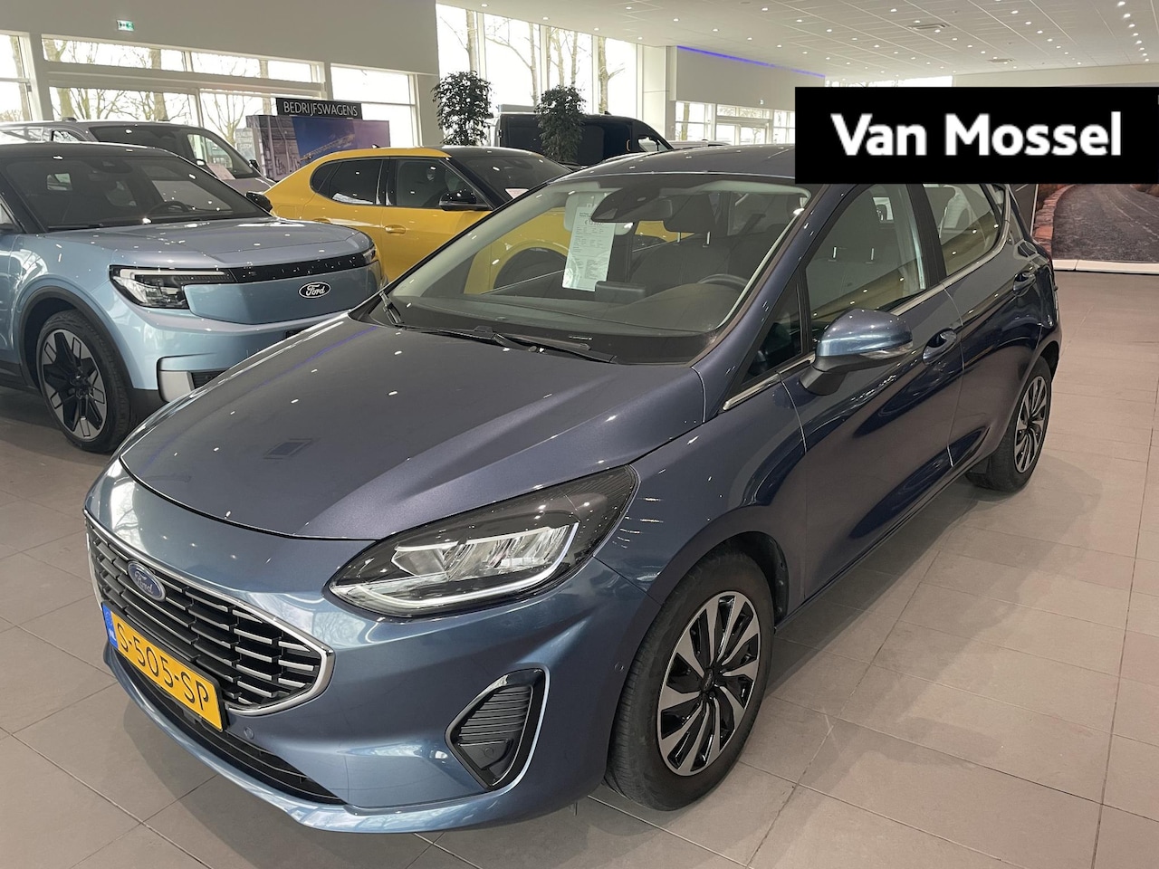 Ford Fiesta - 1.0 EcoBoost Hybrid Titanium Adapt.Cruise / Camera / Stoelverwarming / voorruitverwarming - AutoWereld.nl
