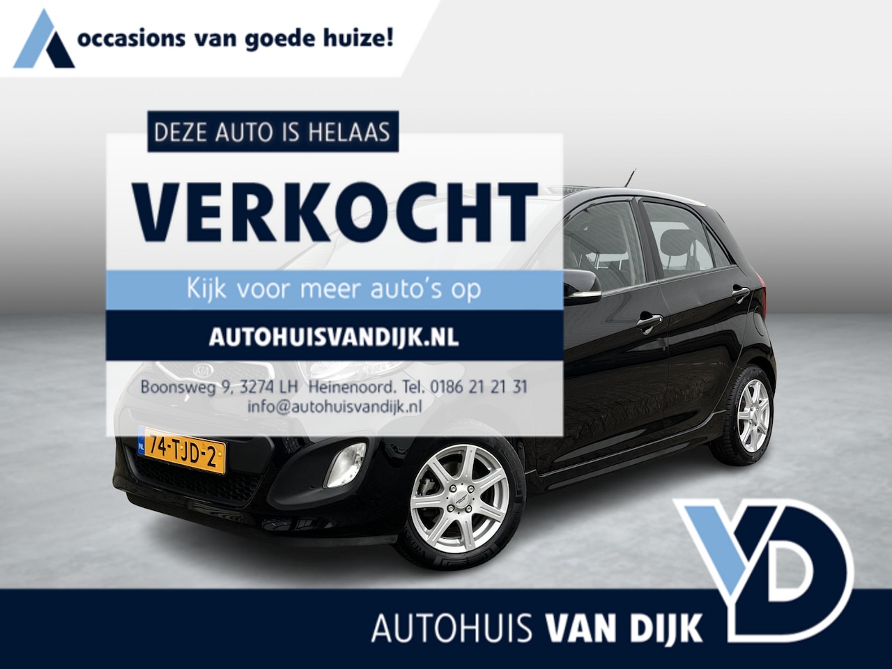 Kia Picanto - 1.2 CVVT Comfort Pack | NL/2e Auto/Voll.Historie/Airco/14" LM-velgen + Vredestein All-Seas - AutoWereld.nl