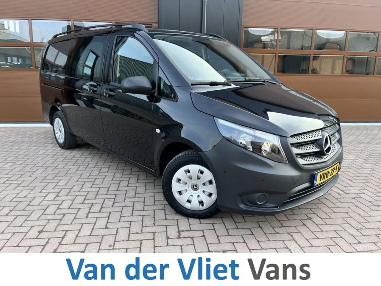 Mercedes-Benz Vito - 110 CDI 102pk E6 Lang DC Comfort Lease €381 p/m, Airco Clima, Carplay, PDC V+A, Onderhouds - AutoWereld.nl