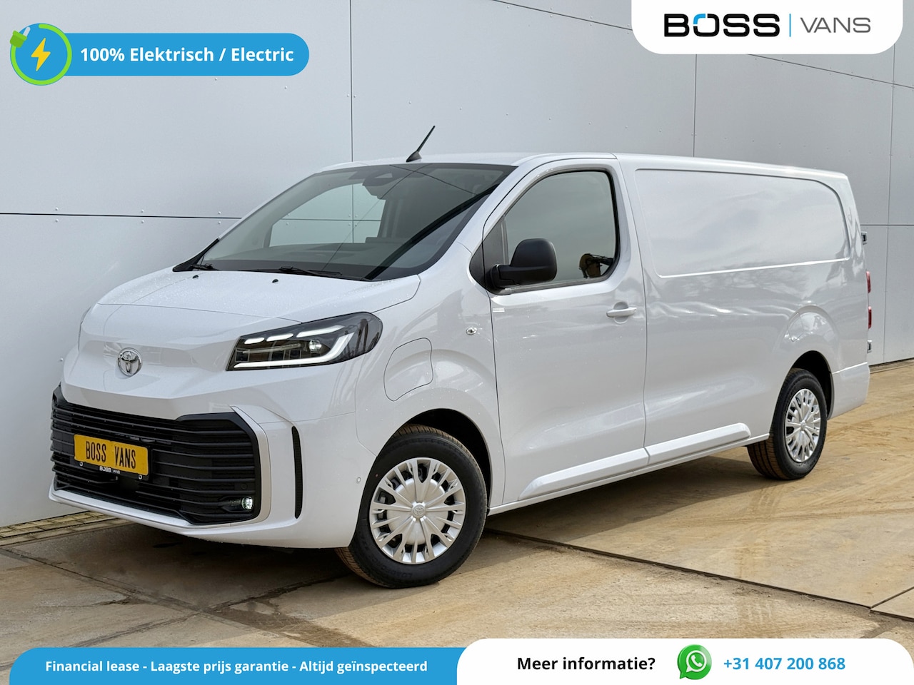 Toyota PROACE Long Worker - Dynamic 75kWh NIEUW! L3 348km WLTP 100% (SOH) EV Snelladen LED Climate Control Adaptieve C - AutoWereld.nl