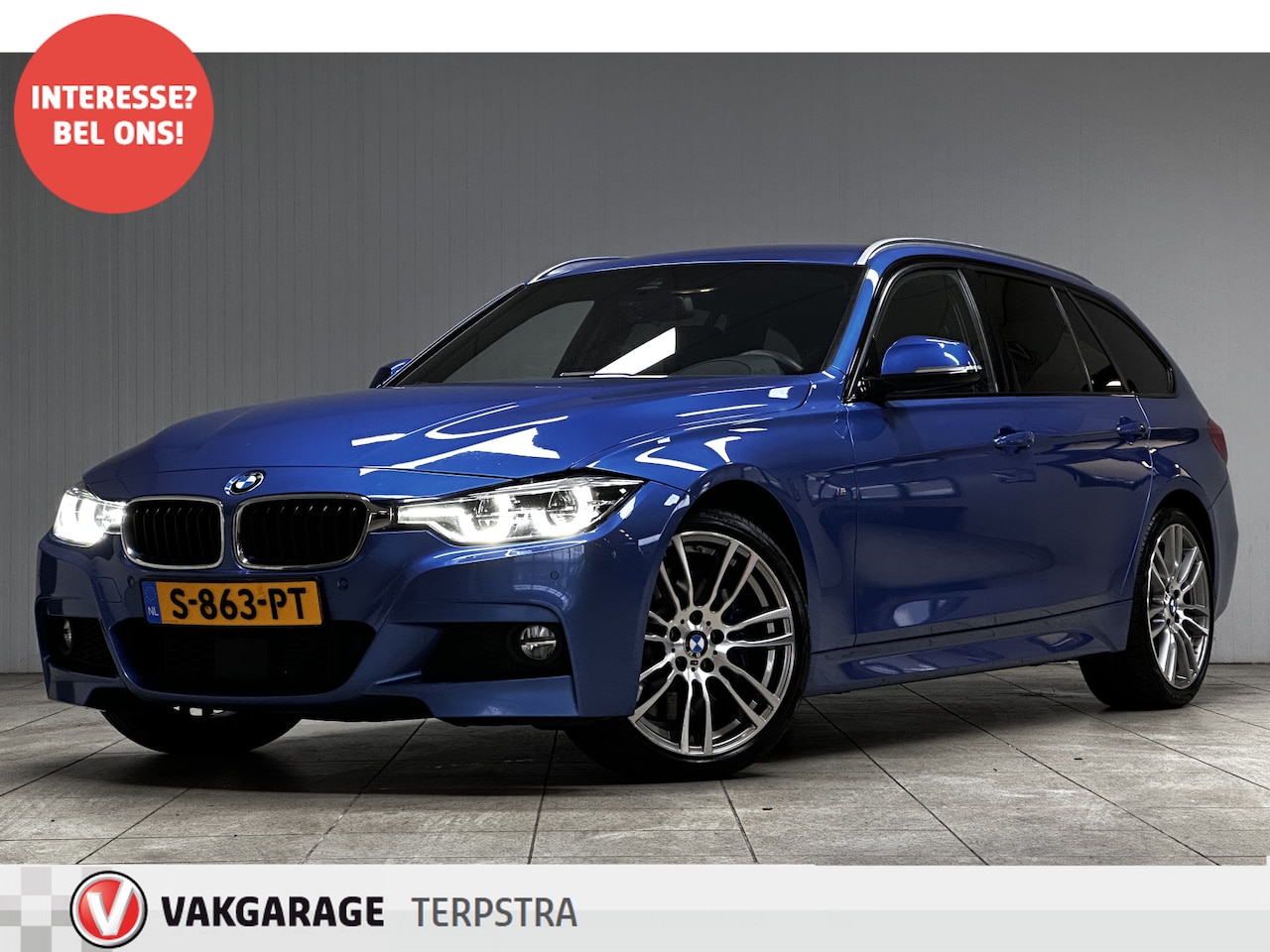 BMW 3-serie Touring - 335d xDrive M-Sport High Executive/ 6-Cilinder!/ Historie/ 19'' M-Style 403!/ Elek. Trekha - AutoWereld.nl