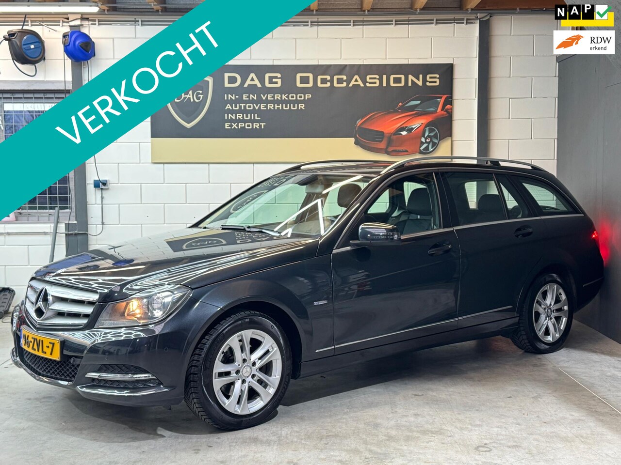 Mercedes-Benz C-klasse Estate - 180 Avantgarde DEALER ONDERHOUD|TREKHAAK|AUTOMAAT|LEER - AutoWereld.nl