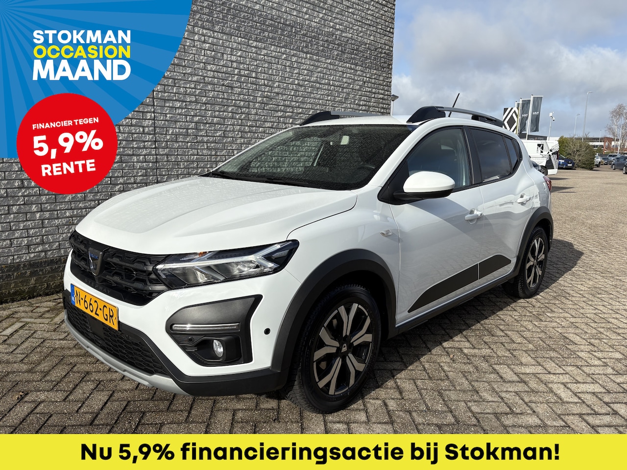 Dacia Sandero Stepway - 1.0 TCe 100 Bi-Fuel Comfort | climate control | trekhaak | all season banden | lichtmetale - AutoWereld.nl