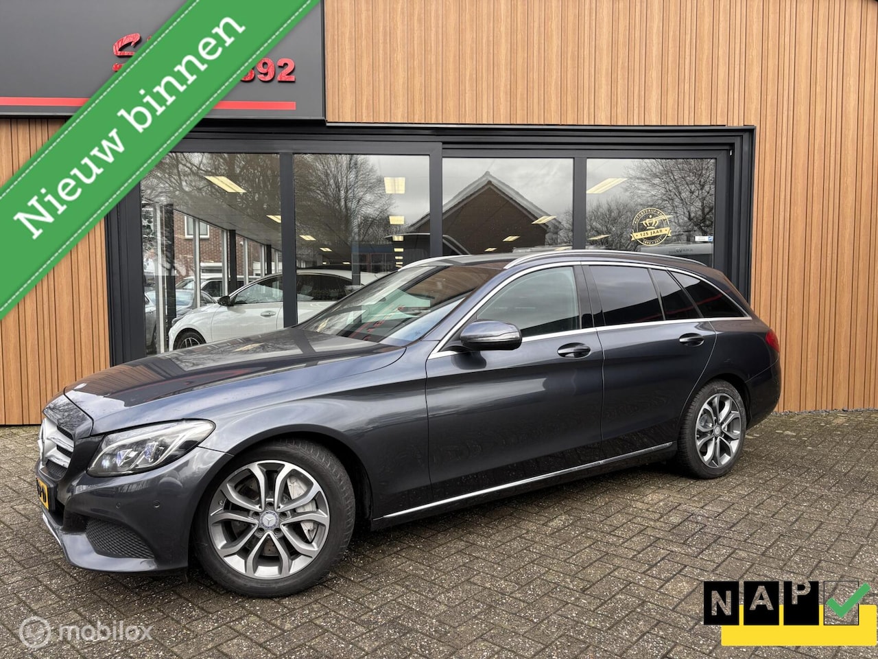 Mercedes-Benz C-klasse Estate - | Burmester audio | elec.Kofferklep | PDC V&A | Camera | Essenhout interieur | Luchtvering - AutoWereld.nl
