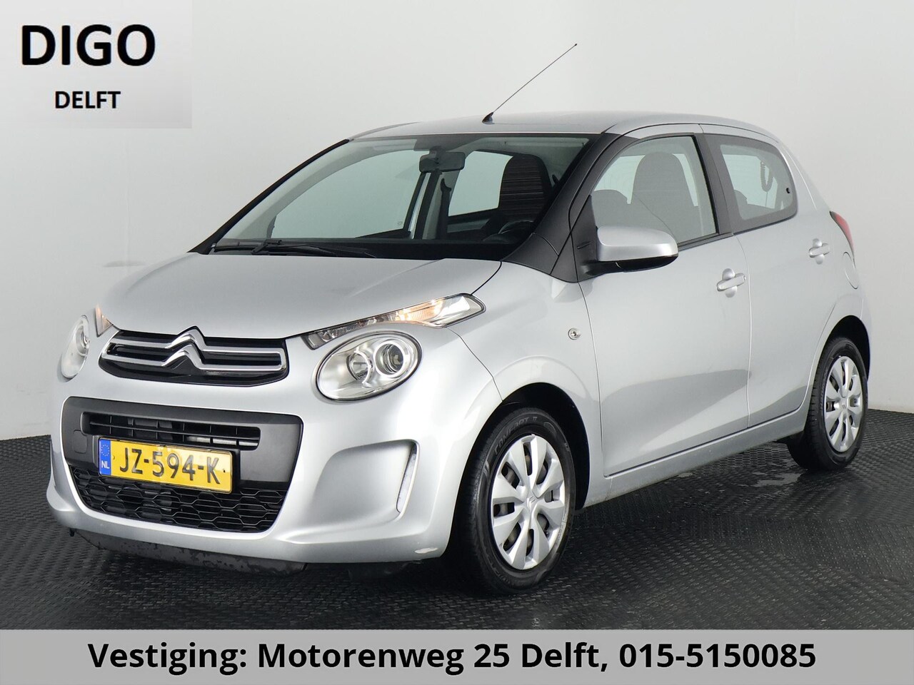 Citroën C1 - 1.0 e-VTi FEEL SILVERLINE AIRCONDITIONING 100% OH. ELEKTR.RAMEN. CPV ETC - AutoWereld.nl