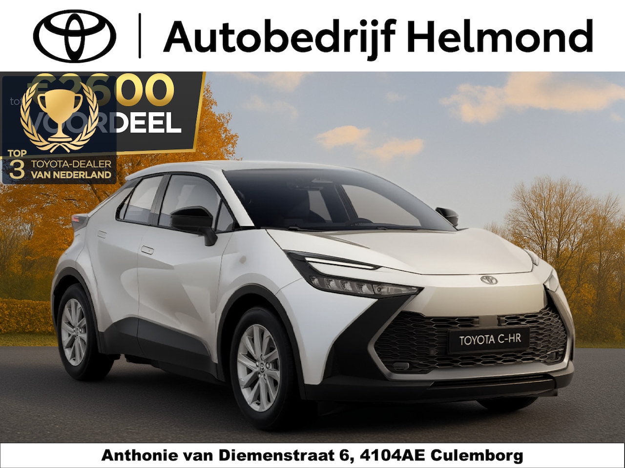 Toyota C-HR - 2.0 Plug-in Hybrid 220 Active Nu tijdelijke voordeel van €2.600,- Extra scherp geprijsd! - AutoWereld.nl