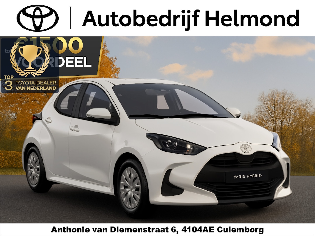 Toyota Yaris - 1.5 Hybrid 115 Comfort Nu €2.000,- voordeel! Nu tijdelijk extra scherp geprijsd! - AutoWereld.nl