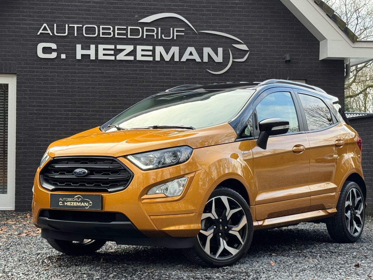 Ford EcoSport - 1.0 125PK ST-Line 1E EIG 19'' LMV NAVI CRUISEC CLIMAC LEDER ALCANTARA - AutoWereld.nl