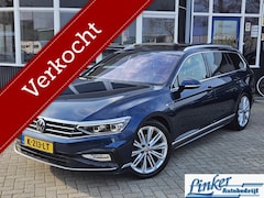 Volkswagen Passat Variant - 1.5 TSI R-Line Business + LEDER TREKH NL-AUTO Aquamarine Blue