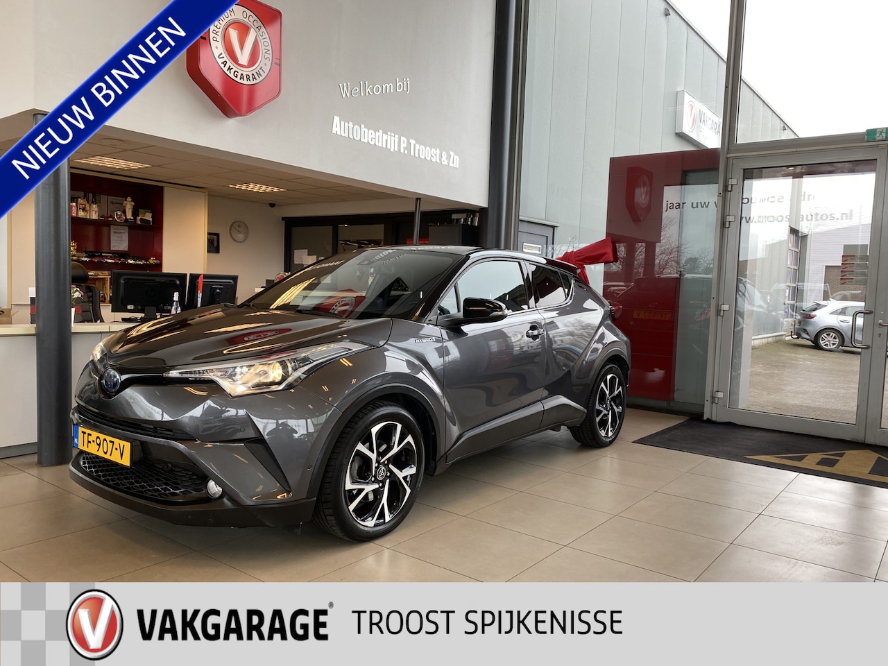 Toyota C-HR - 1.8 Hybrid Bi-Tone 1.8 Hybrid Bi-Tone,Automaat,Navigatie,Achteruitrijcamera,Climate&Cruisecontrol Adaptief,Tr - AutoWereld.nl
