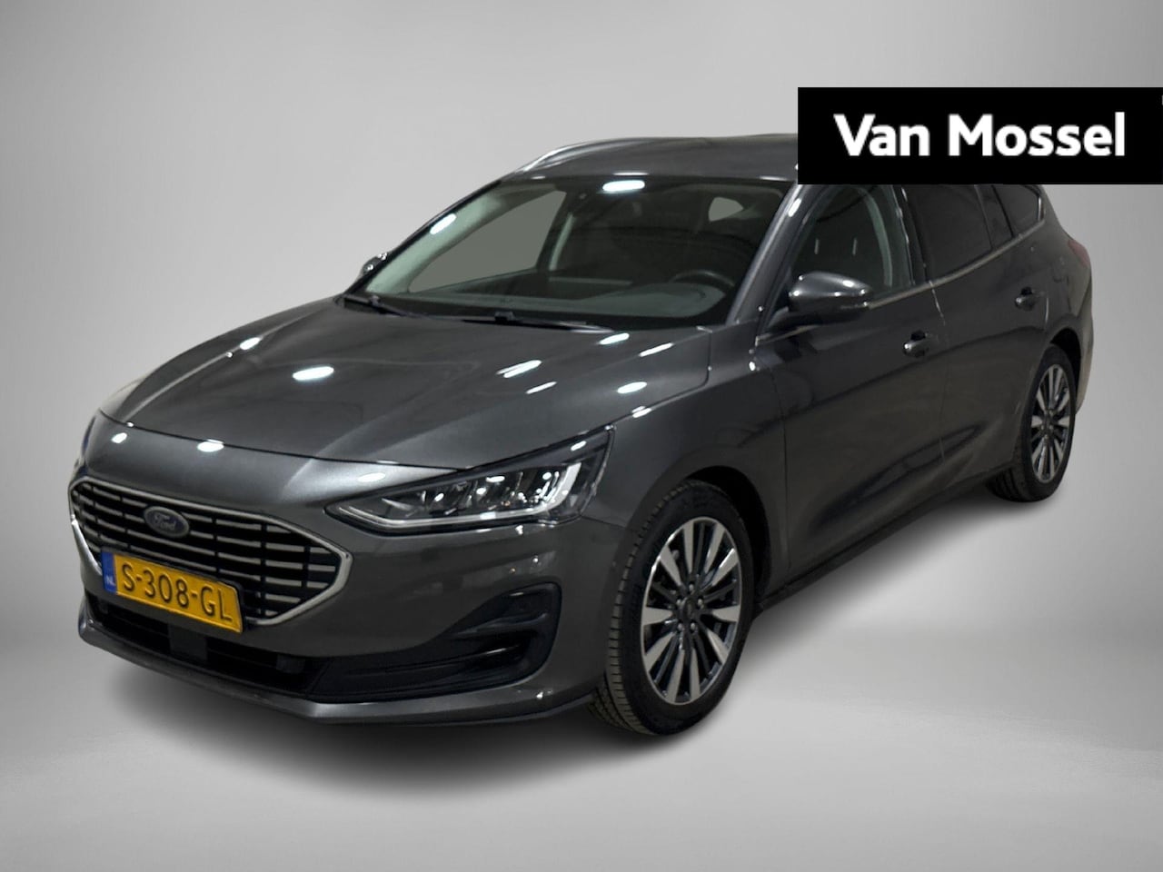 Ford Focus Wagon - 1.0 EcoBoost Hybrid Titanium X Automaat | Trekhaak | Adapt. Cruise | Camera | Carplay | Wi - AutoWereld.nl