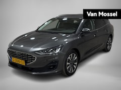 Ford Focus Wagon - 1.0 EcoBoost Hybrid Titanium X Automaat | Trekhaak | Adapt. Cruise | Camera | Carplay | Wi