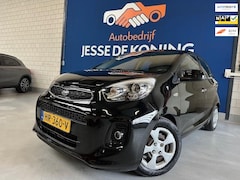 Kia Picanto - 1.0 CVVT DynamicLine /bj.2016 / kleur : zwart / 5 deurs / climate control /etc. NAP met 10