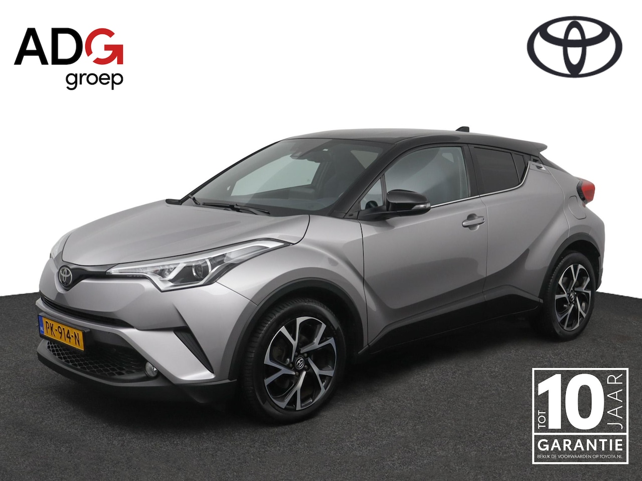 Toyota C-HR - 1.2 Bi-Tone | Navigatie | Stoelverwarming | Keyless | BENZINE - AutoWereld.nl