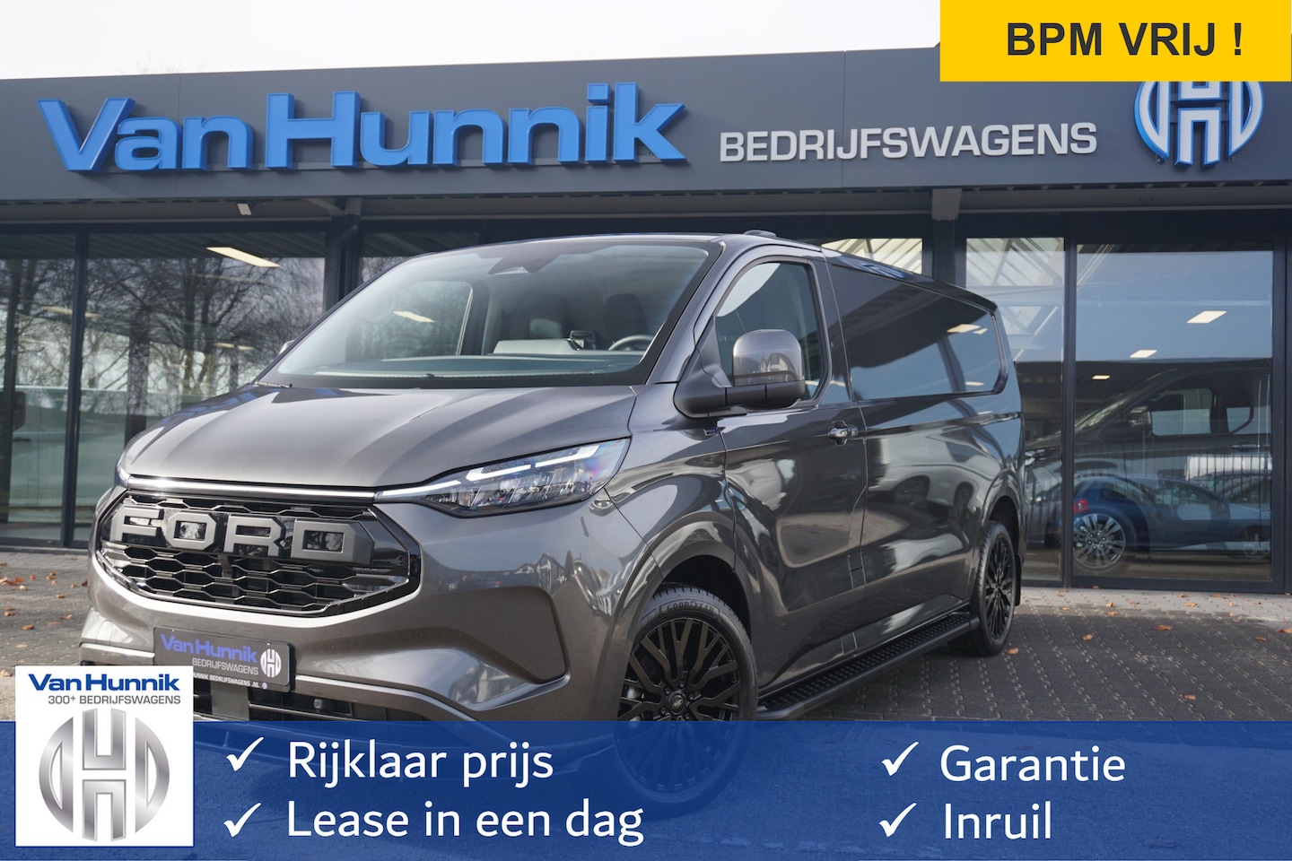 Ford Transit Custom - 320L 2.5 PHEV Hybride 233PK JWR EDITION PRIJS INCL. BPM !! 13" Navi, Adap. Cruise, Camera, - AutoWereld.nl