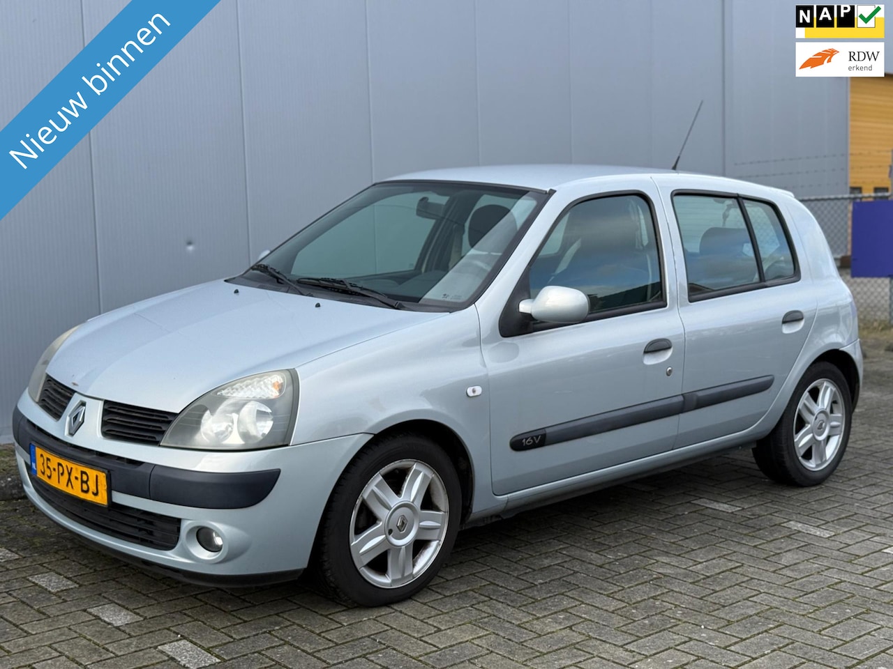 Renault Clio - 1.2-16V Dynamique Luxe Airco Apk! - AutoWereld.nl