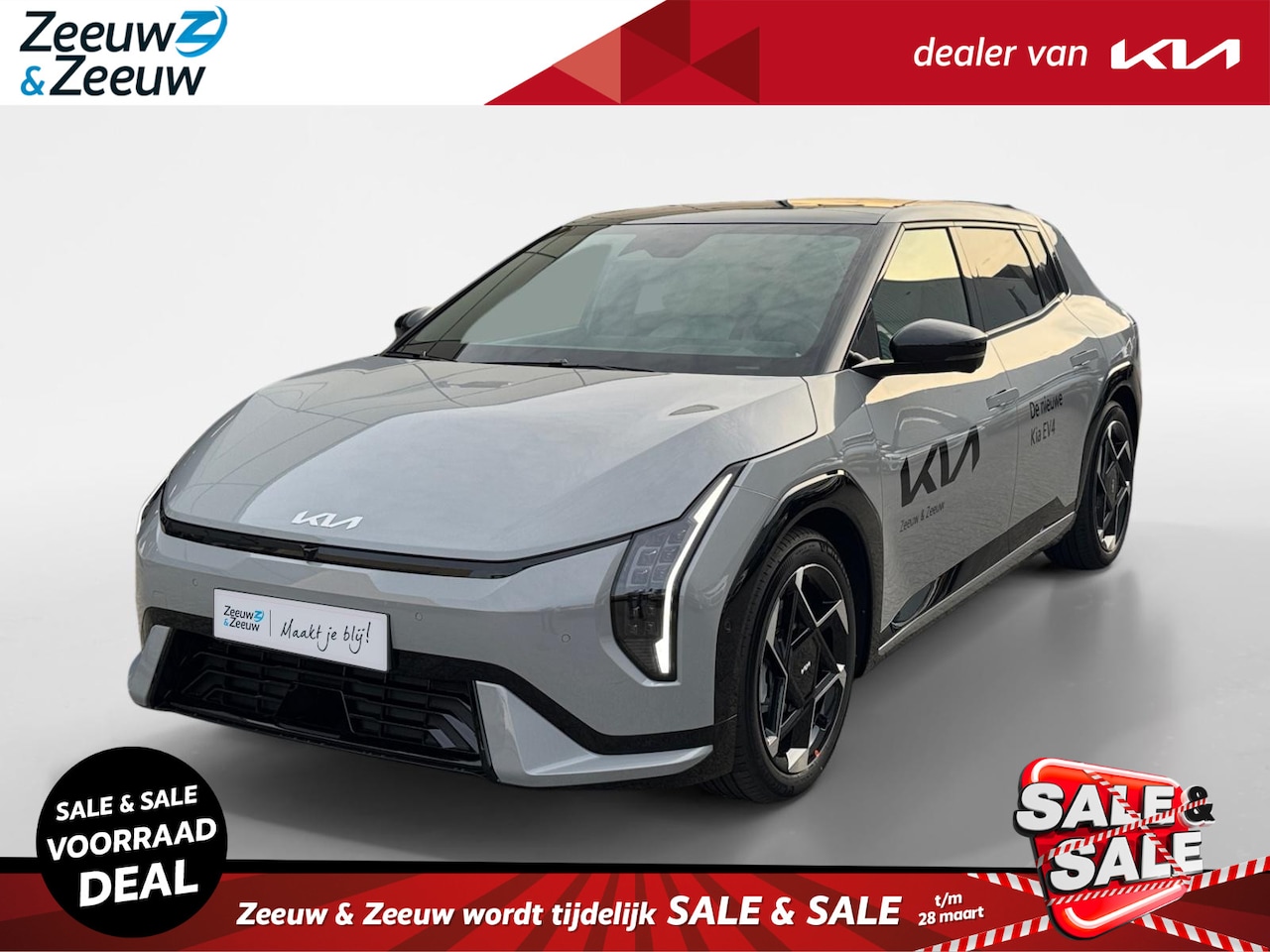 Kia EV4 - GT-PlusLine 81.4 kWh 204 pk | 595 km actieradius | NU €4000,- Inruilpremie | Bel voor info - AutoWereld.nl