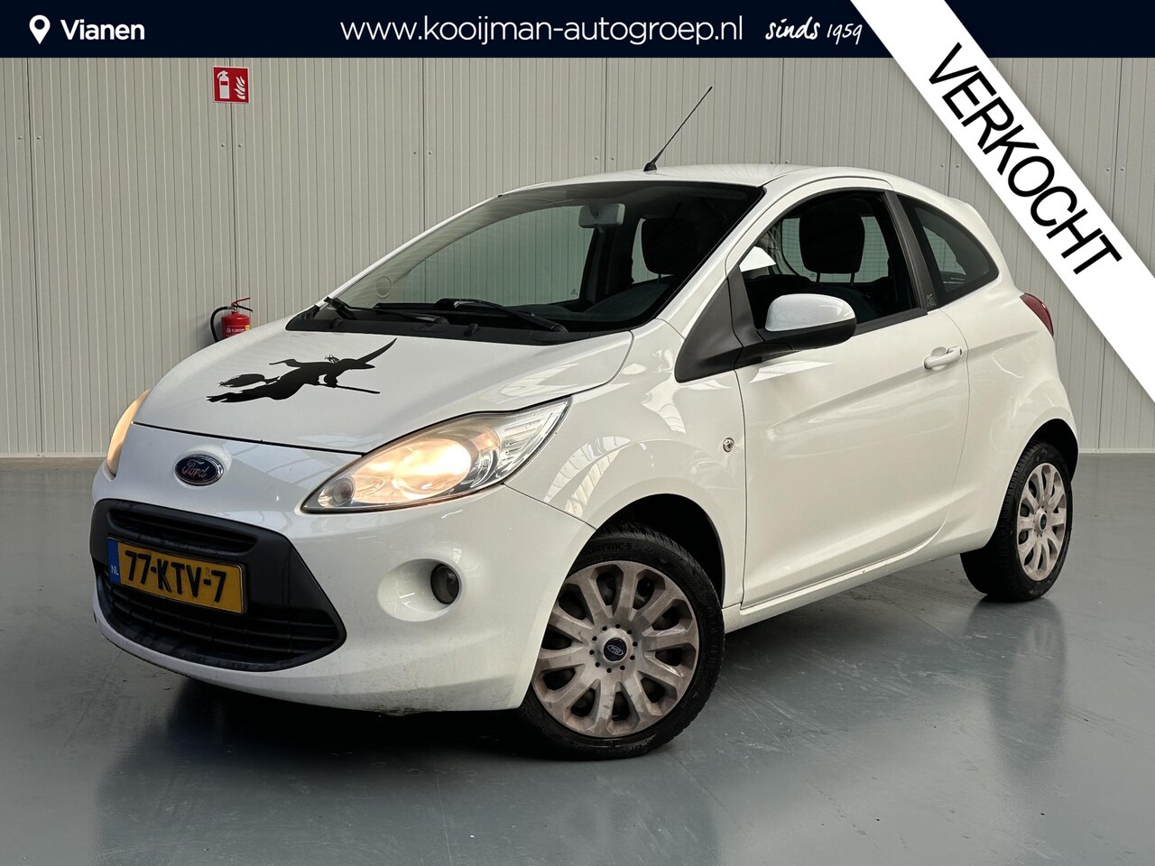 Ford Ka - 1.2 Titanium leuke auto ! word geleverd met nieuwe APK, zonder stickers mogelijk. - AutoWereld.nl