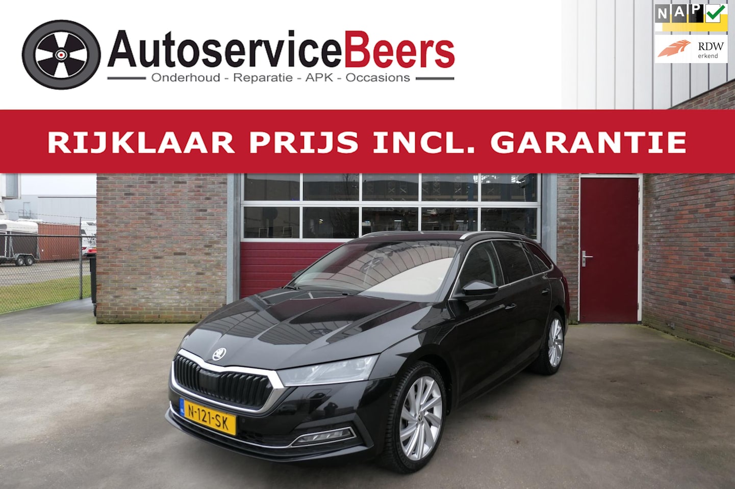 Skoda Octavia Combi - 1.0 e-TSI Business Edition Plus 1.0 e-TSI Business Edition Plus, Trekhaak, Full-options, Camera, Nette Auto, Rijklaarprijs - AutoWereld.nl