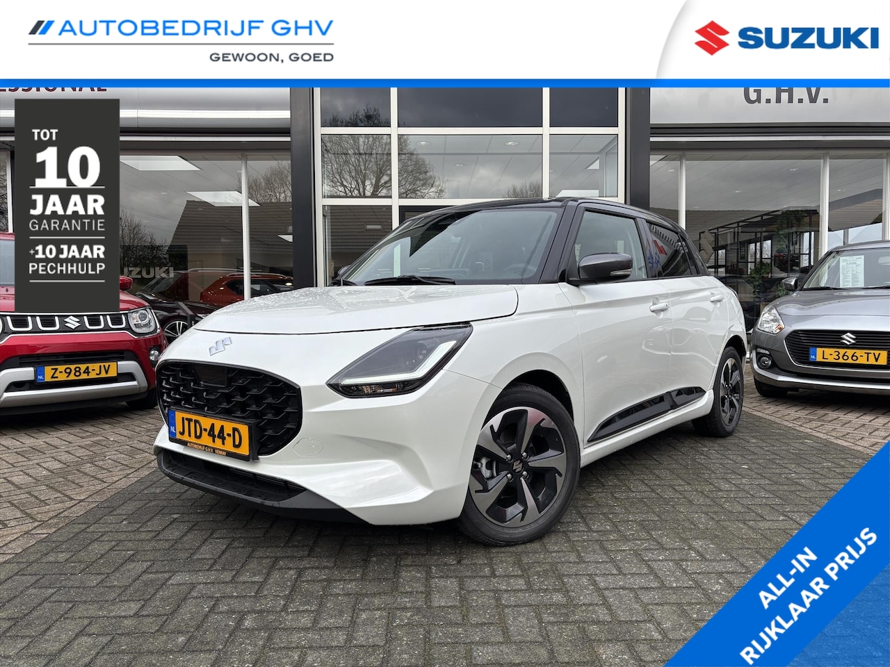 Suzuki Swift - 1.2 Smart Hybrid 83pk CVT Style | Black Rhino | - AutoWereld.nl