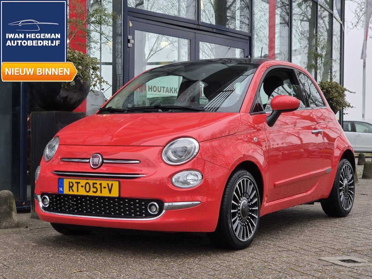 Fiat 500 - 0.9 TwinAir Turbo Lounge | Panoramadak | Navigatie | ECC | PDC | LM velgen | - AutoWereld.nl