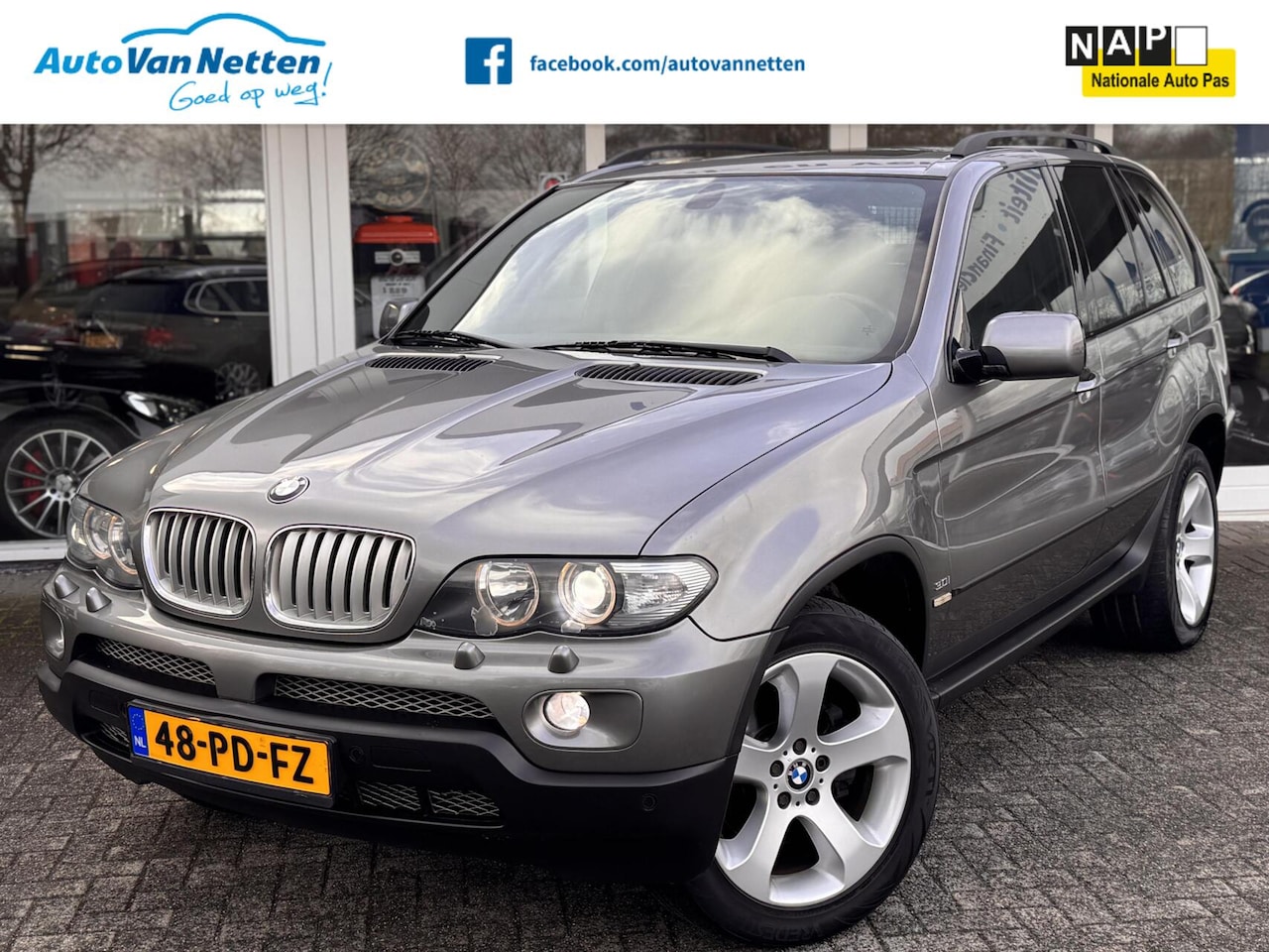 BMW X5 - 3.0i 6 Cilinder 232pk 4X4 Automaat,High Executive,Leder,Xenon,Sch.dak,19 lmv, - AutoWereld.nl