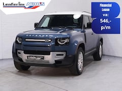 Land Rover Defender 110 - Landrover 3.0 D250 Grijs Kenteken 3-Zits Leder Zwart 360 Camera, Navi, Apple Carplay, LED