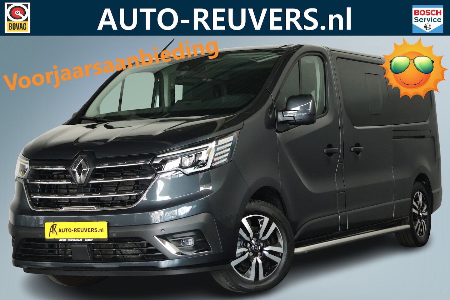 Renault Trafic - 2.0 dCi 170 T29 L2H1 DC Luxe / LED / Navi / ACC / Cam / Clima - AutoWereld.nl