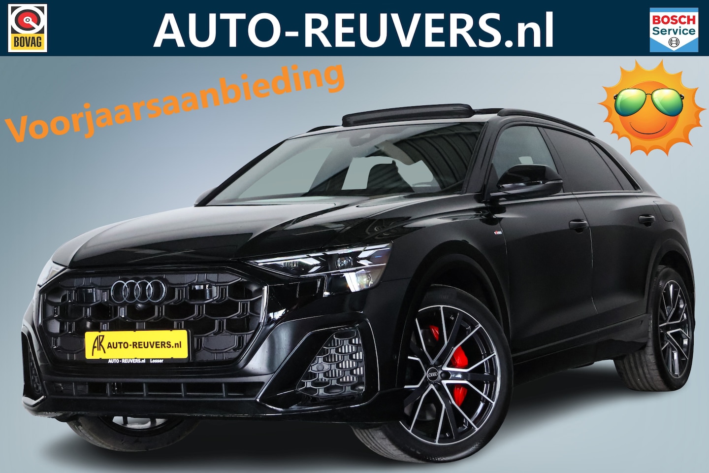 Audi Q8 - 55 TFSI e quattro S-Line Pro Panorama / Opendak / B&O / HUD / ACC / Luchtvering / Trekhaak - AutoWereld.nl
