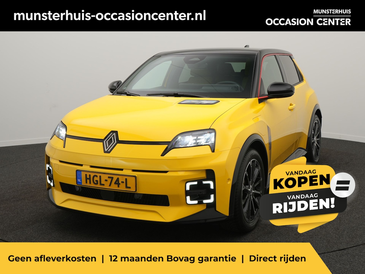 Renault 5 - Comfort Range Iconic Cinq 52 kWh - RIJKLAARPRIJS - Achteruitrijcamera - Adaptive Cruise Co - AutoWereld.nl