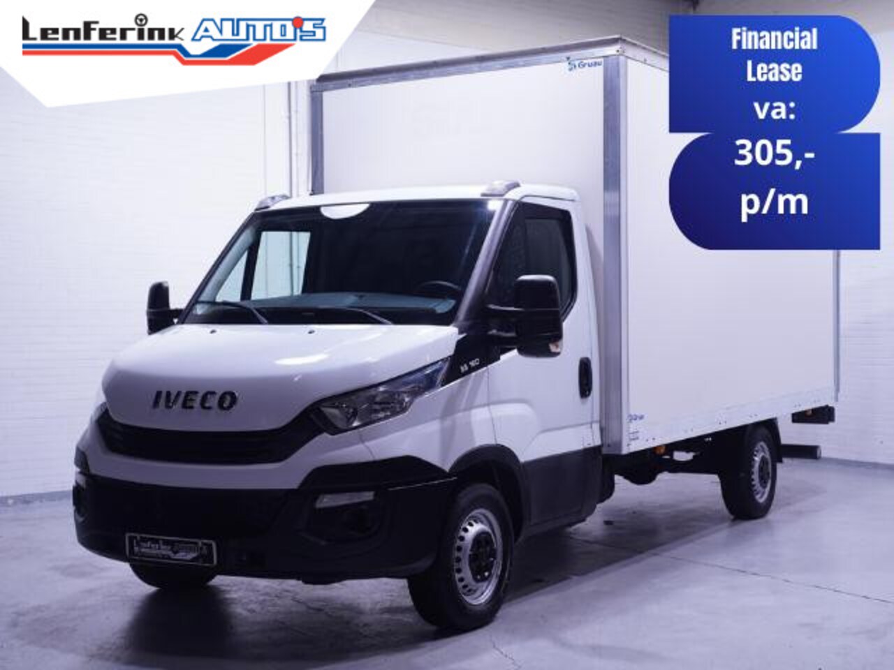 Iveco Daily - 35S16 160 pk Bakwagen met Laadklep Sörensen Airco ECC, LxBxH 420x208x216 cm Nette Auto - AutoWereld.nl