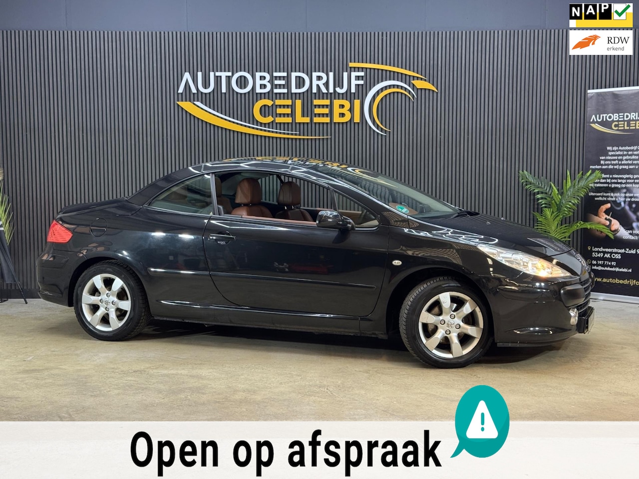 Peugeot 307 CC - 2.0-16V 2007 ZWART CABRIO|NAP|LEER|CRUISE|APK - AutoWereld.nl