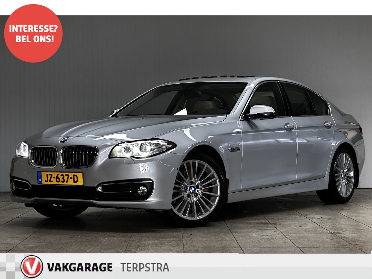 BMW 5-serie - 535i Luxury Edition/ Trekhaak/ 19'' LMV/ PDC V+A/ 360° Camera/ Elek. Schuif-Kantel Dak/ HU - AutoWereld.nl
