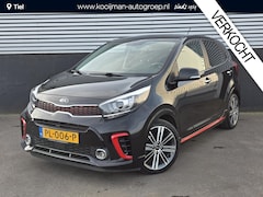 Kia Picanto - 1.2 CVVT GT-Line 4- Cilinder Navigatie, Lederen bekleding, Stoel- & Stuurwiel verwarmd, Ni