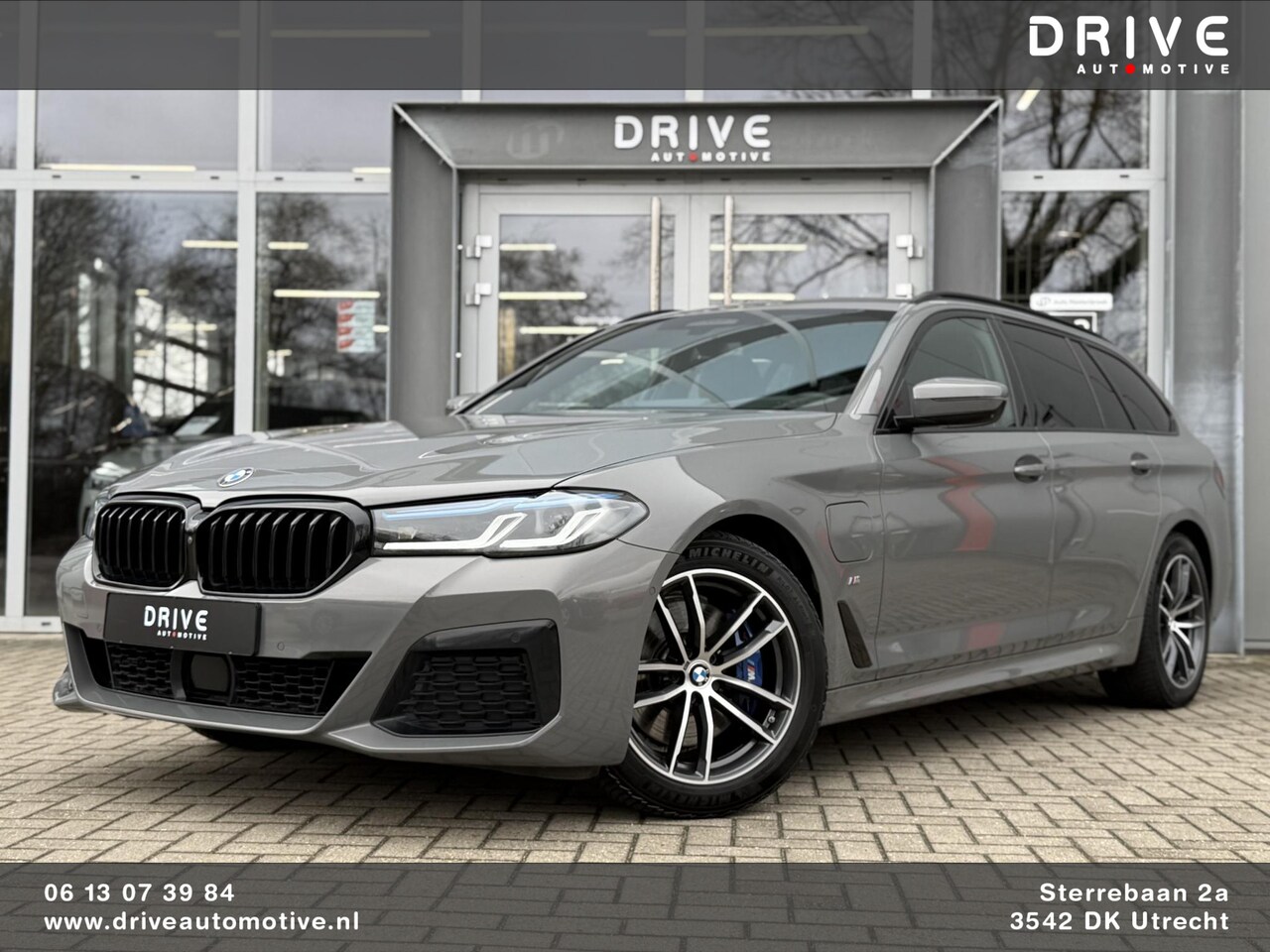 BMW 5-serie Touring - 530e High Ex. M-Sport |CoPilot|Laser|H/K|HUD|Bernina Grey| - AutoWereld.nl