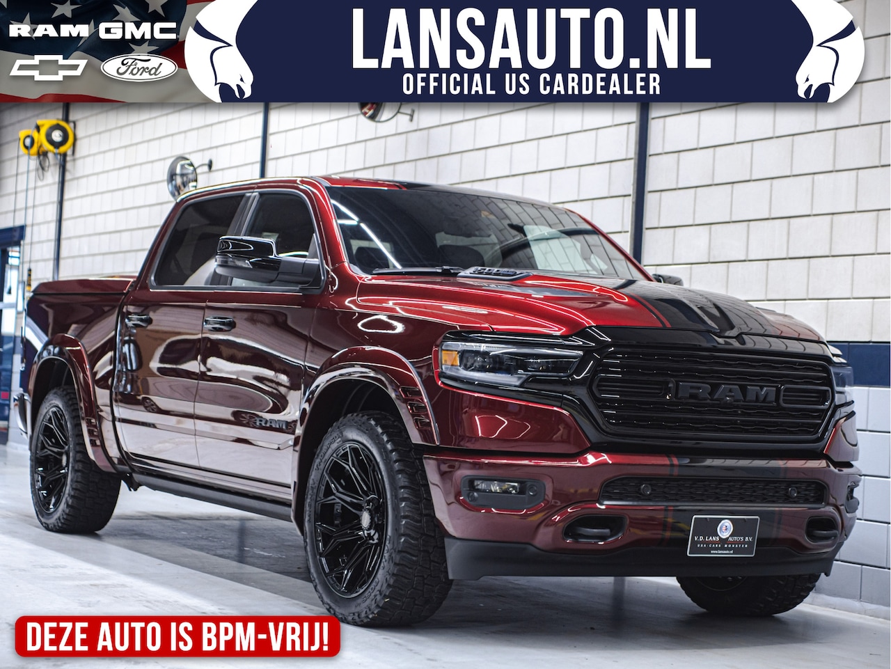 Dodge Ram 1500 - Crew Cab Limited Night Edition 12" | Luchtvering | Head-up - AutoWereld.nl