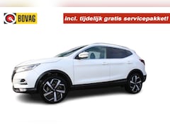 Nissan Qashqai - 1.3 DIG-T TEKNA + Panorama Leder Navi 360gr Camera 19LM Topst
