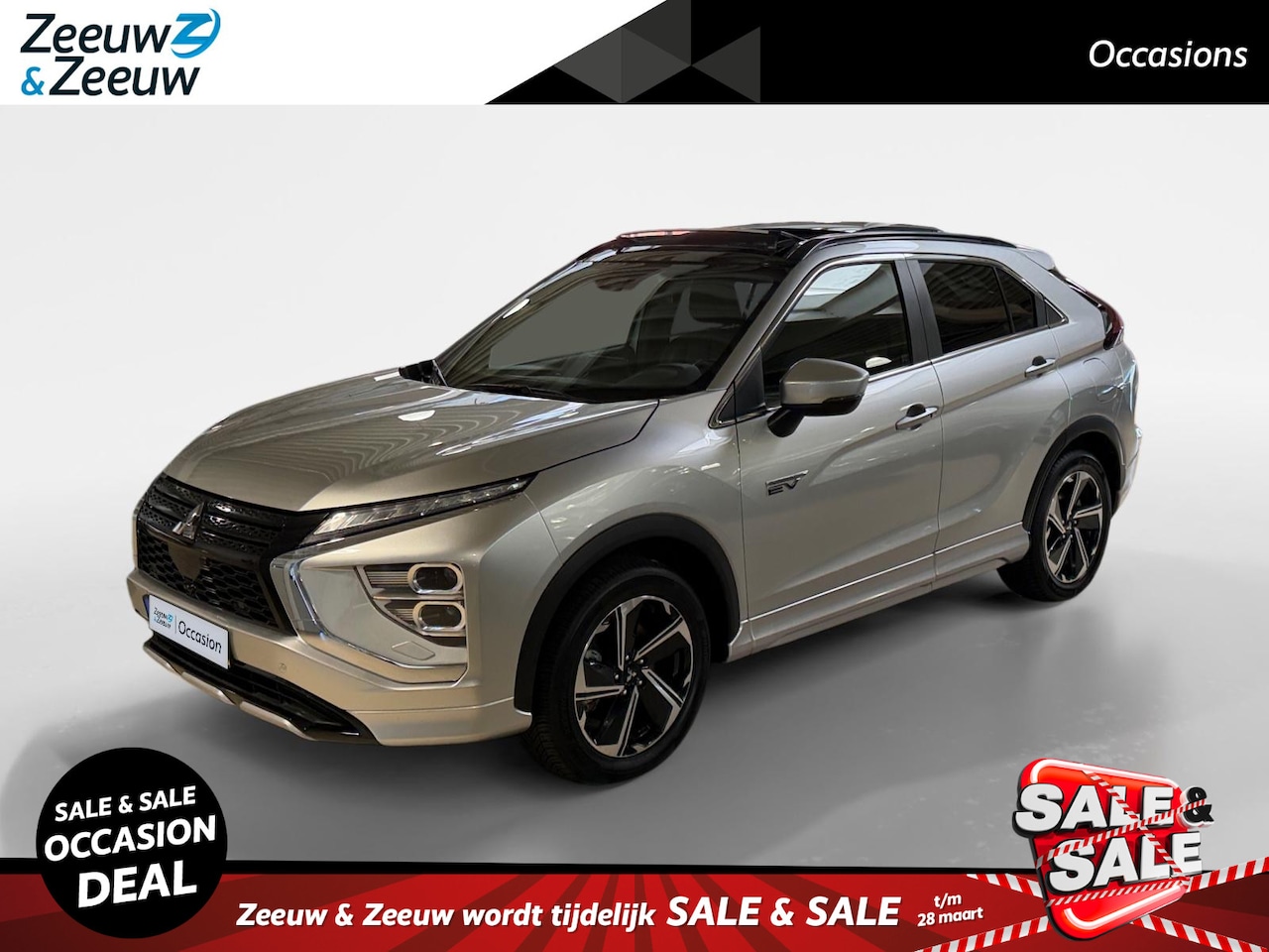 Mitsubishi Eclipse Cross - 2.4 PHEV Instyle | Schuif-/ kanteldak | Achteruitrijcamera | Parkeersensoren voor & achter - AutoWereld.nl