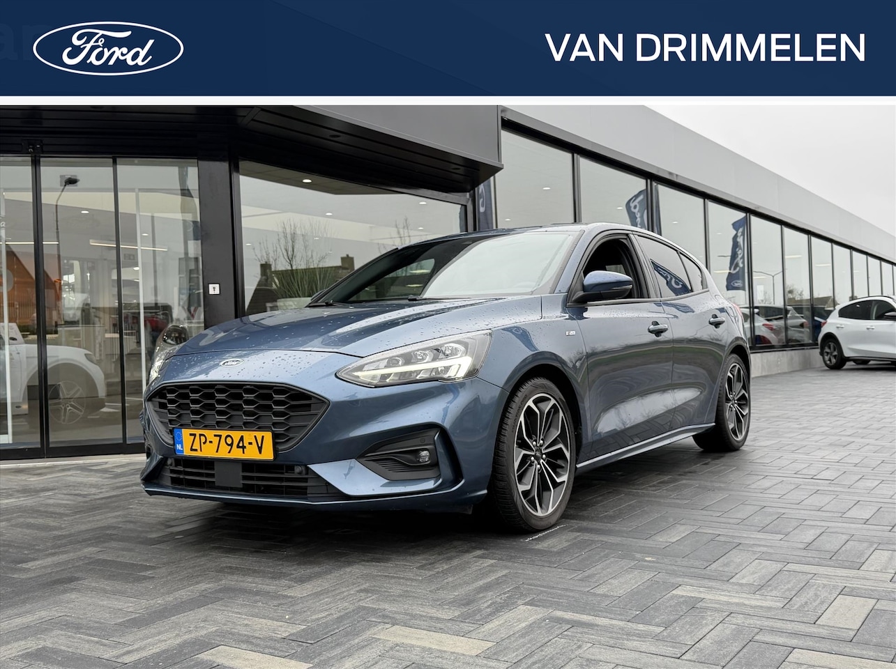Ford Focus - 1.0 EcoBoost 125pk ST-Line Business 'Chrome Blue' | LED | B&O | Dealeronderhouden! - AutoWereld.nl