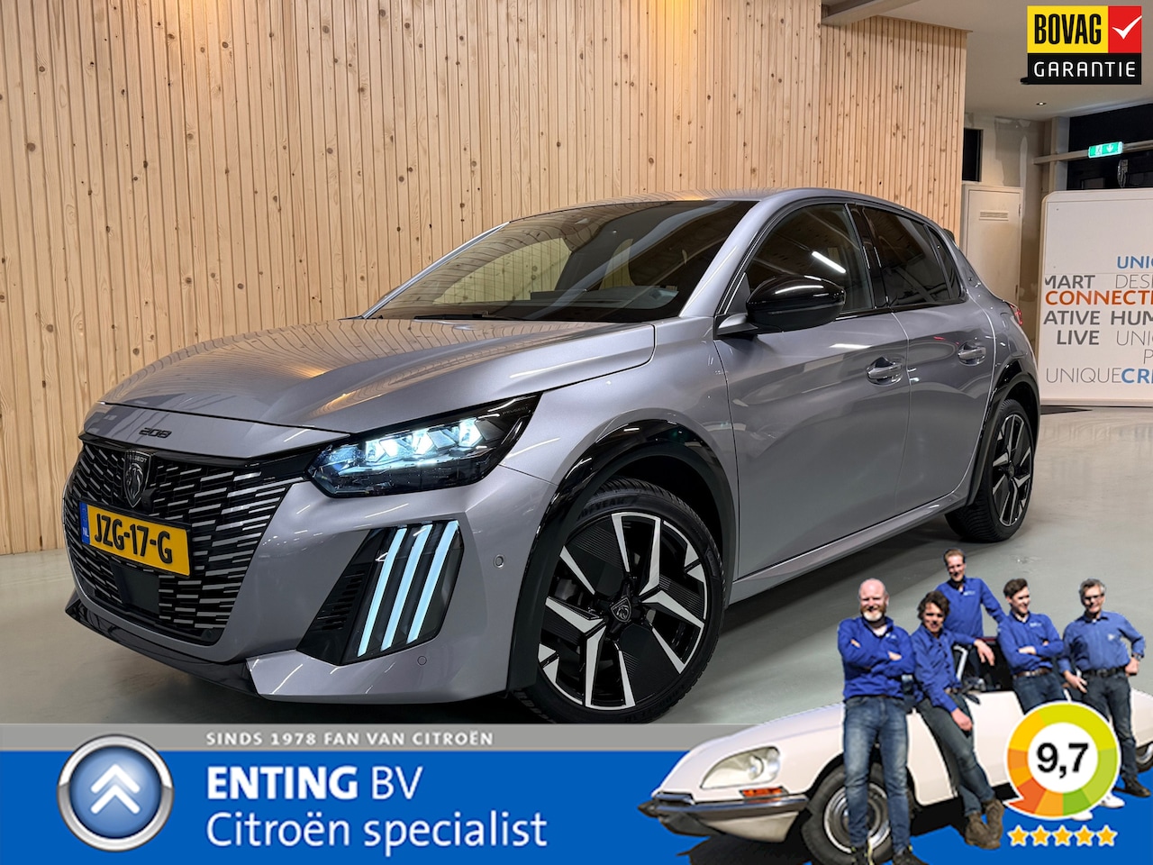 Peugeot 208 - Hybrid 145 e-DCS6 GT ADAPT CRUISE + 360 CAMERA +NAVI - AutoWereld.nl