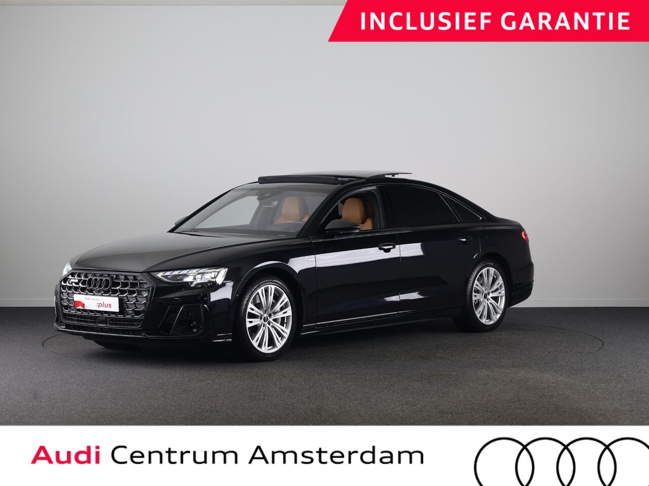 Audi A8 - 60 TFSI e quattro Lang 462pk |Panoramdak | Head Up display | Ventilatie + massage voor en - AutoWereld.nl