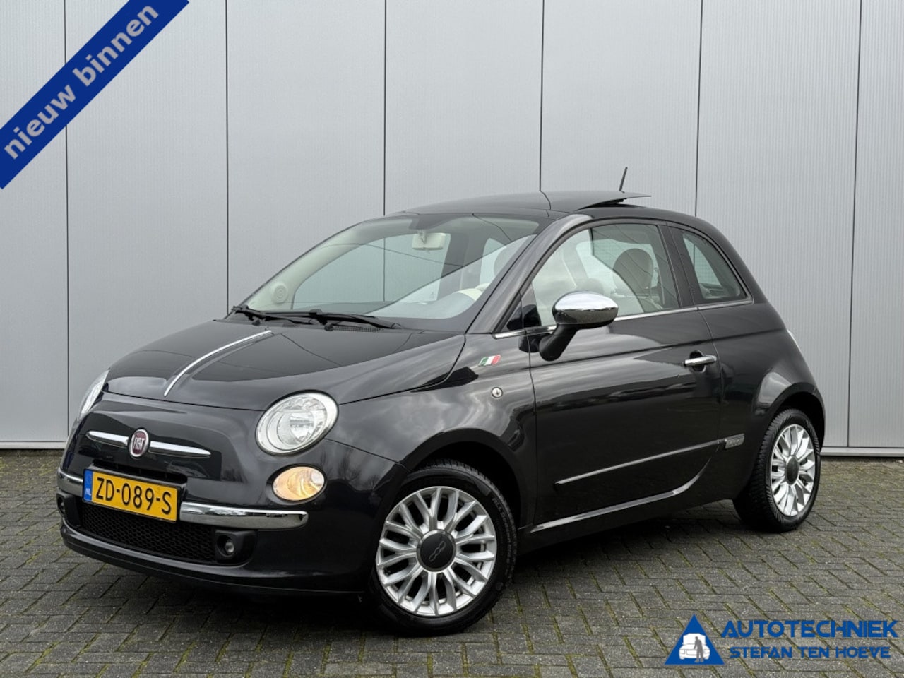 Fiat 500 - 1.2 Lounge panoramdak airco - AutoWereld.nl