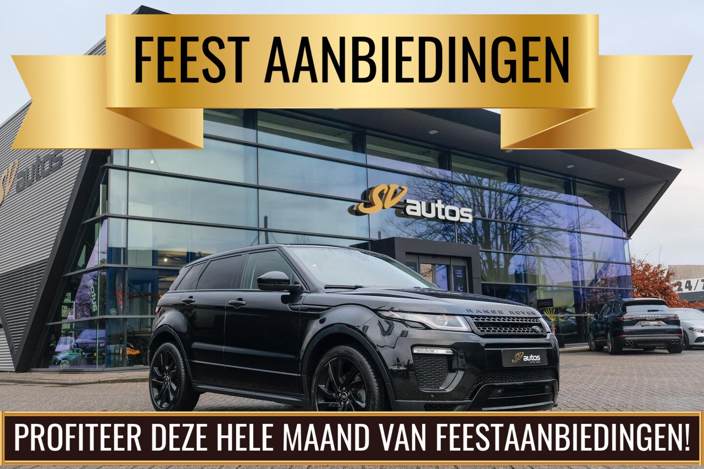 Land Rover Range Rover Evoque - 2.0 TD4 180pk HSE Dynamic Panoramadak Trekhaak Black pack Cruise Clima Stoelverwarming - AutoWereld.nl