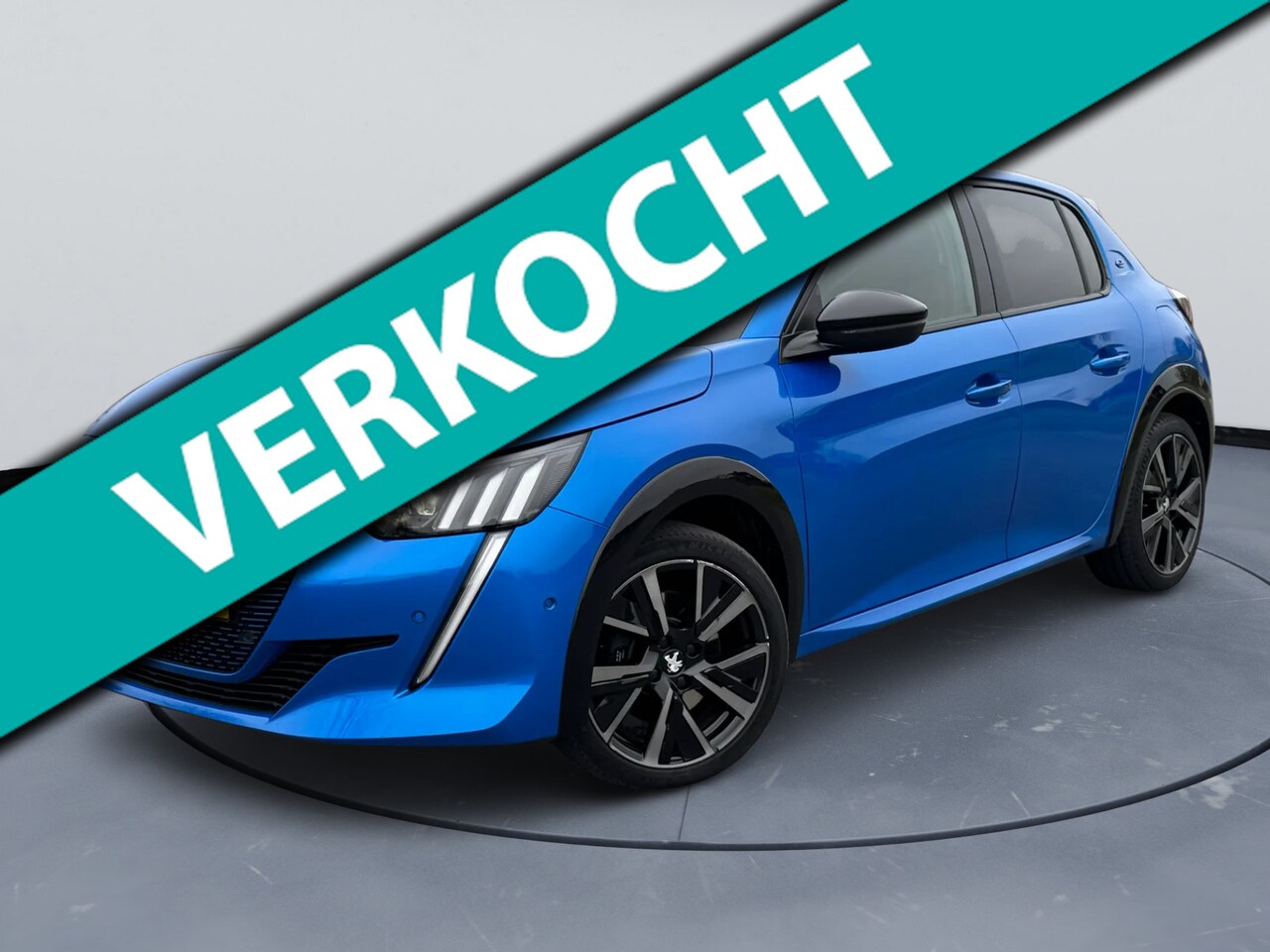 Peugeot e-208 - EV GT 350 50 kWh|pano|sfeerverlicht|1/2leer, - AutoWereld.nl