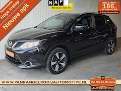 Nissan Qashqai - 1.2 Tekna, pano, stoelverw., half leer, clima, cruise, 18"