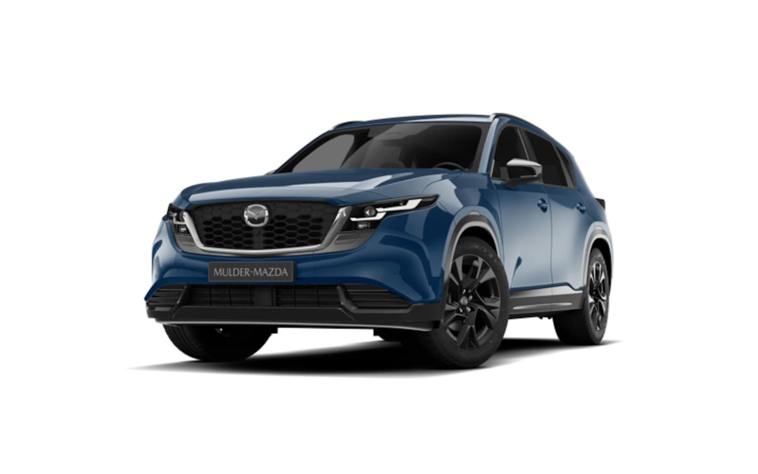 Mazda CX-5 - e-Skyactiv G 141 Homura - Tan lederen interieur | 19-inch lichtmetalen velgen, Black | Ala - AutoWereld.nl