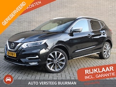Nissan Qashqai - 1.3 DIG-T Tekna + Cruise/Climate control, Navigatie, panoramadak, Leder interieur, LM velg